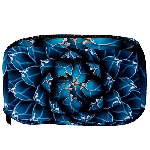 Bolsas de cosméticos TIZORAX Agave Cactus Handy Toiletry Travel Bag Organizador Bolsa de maquillaje para mujeres Niñas