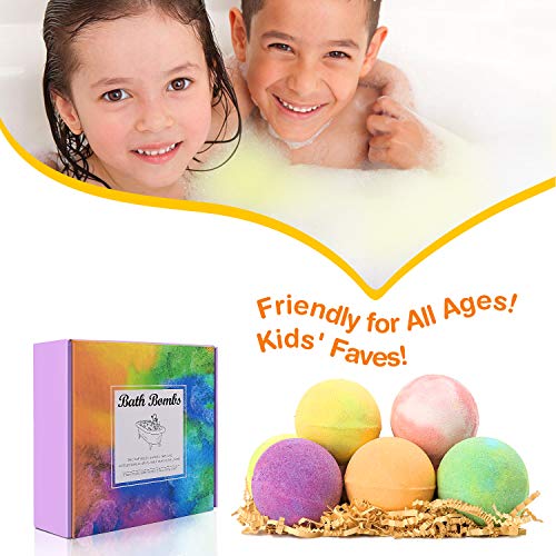 Bombas De Baño, Set De Regalo Con Aceite Esencial Natural, 9 pzs. Bubble Bath Fizz Balls Kit, Cumpleaños, San Valentín, Halloween, Navidad, Aniversarios