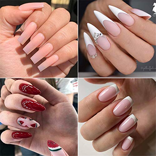 Born Pretty Dipping DIP polvere senza lampada cure nail art per unghie di immersione starter French manicure 10 colori set