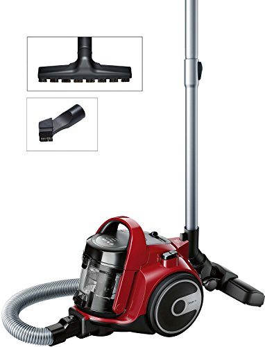 Bosch BGC05AAA2 GS05 Cleannn - Aspirador sin bolsa, 700 W, 1.5 litros, color Rojo y negro