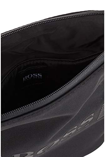 BOSS - Pixel_s Zip Env, Shoppers y bolsos de hombro Hombre, Negro (Black), 1x23.5x19.5 cm (B x H T)