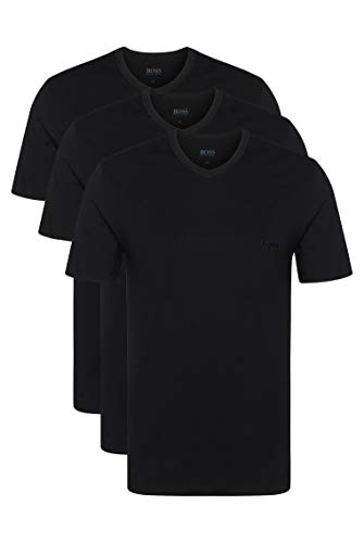 BOSS T-shirt VN 3P CO Camiseta, Negro (Black 1), Medium (Pack de 3) para Hombre