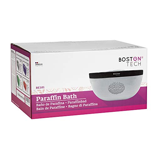 Boston Tech BE-101 - Baño Calentador de parafina para manos y pies. Usado en Termoterapia para tratar dolor muscular, artritis reumatoide, artrosis, edema y activa el flujo sanguineo