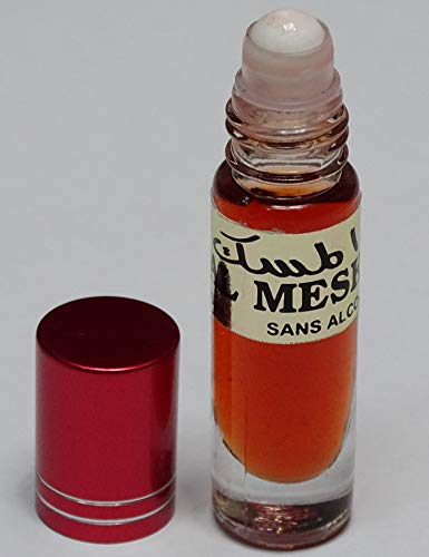 Botella cristal con roll on de 10 ml de perfume-aceite de Musk (Almizcle árabe) sin alcohol