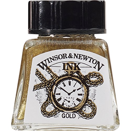 Botellas De Tinta De Winsor & Newton 14ml Oro