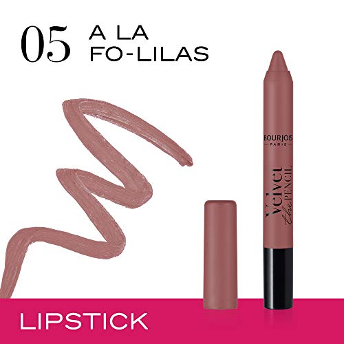 Bourjois Velvet the Pencil - Pintalabios Tono 5 a la Fo-Lilas, 3G