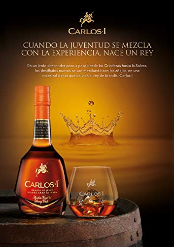 Brandy de Jerez Solera Gran Reserva Carlos I - 1 botella de 70 cl