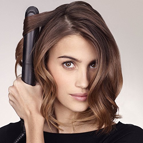 Braun Satin Hair 7 ST780 - Plancha de pelo profesional con tecnología SensoCare, placa de cerámica y definidor de rizos, color negro