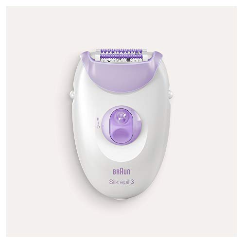 Braun Silk-épil 3 3170 - Depiladora con 1 capuchón, blanco y rosa, 12