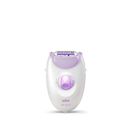 Braun Silk-épil 3 3170 - Depiladora con 1 capuchón, blanco y rosa, 12