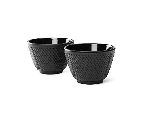 Bredemeijer G004Z - Tazas de té Jang, negro (juego de 2)