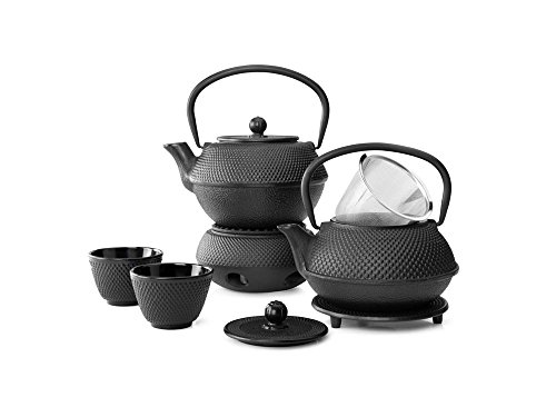 Bredemeijer G004Z - Tazas de té Jang, negro (juego de 2)