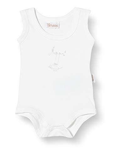 Brums Body S/m Cotone Bamboo, Blanco (Optical White 01 001), 44/50 (Talla del Fabricante: 00M) para Bebés