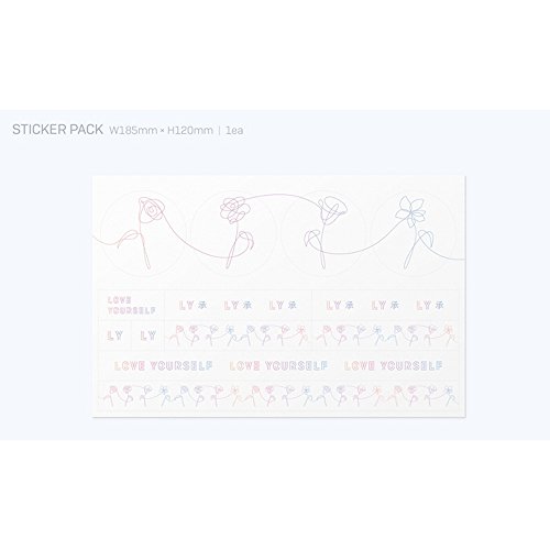 BTS Love Yourself Her (O Version) Album Bangtan Boys CD+Poster+Photobook+Photocard+Mini Book+Sticker Pack+Gift (Extra 6 Photocards and 1 Double-Sided Photocard Set)