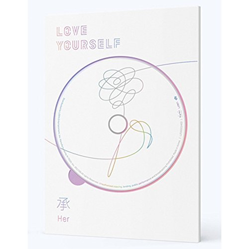 BTS Love Yourself Her (O Version) Album Bangtan Boys CD+Poster+Photobook+Photocard+Mini Book+Sticker Pack+Gift (Extra 6 Photocards and 1 Double-Sided Photocard Set)