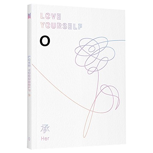 BTS Love Yourself Her (O Version) Album Bangtan Boys CD+Poster+Photobook+Photocard+Mini Book+Sticker Pack+Gift (Extra 6 Photocards and 1 Double-Sided Photocard Set)