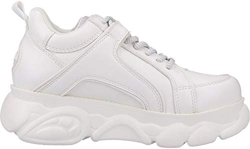 Buffalo Corin, Zapatillas Altas para Mujer, Blanco (White 000), 40 EU