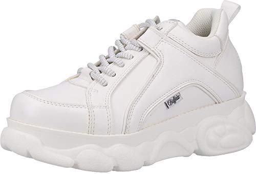 Buffalo Corin, Zapatillas Altas para Mujer, Blanco (White 000), 40 EU