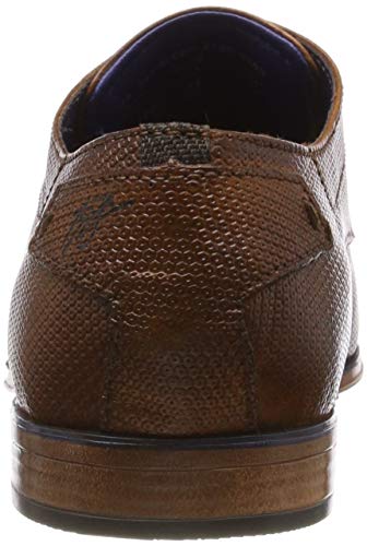 bugatti 311420092100, Zapatos de Cordones Derby para Hombre, Marrón (Cognac 6300), 43 EU