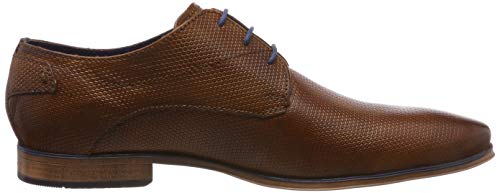 bugatti 311420092100, Zapatos de Cordones Derby para Hombre, Marrón (Cognac 6300), 43 EU