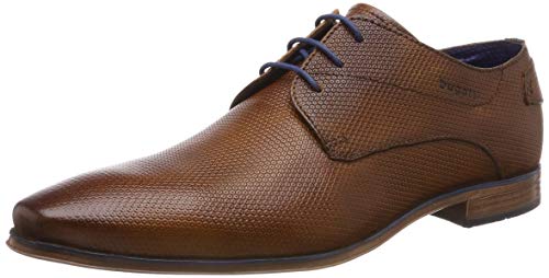 bugatti 311420092100, Zapatos de Cordones Derby para Hombre, Marrón (Cognac 6300), 43 EU