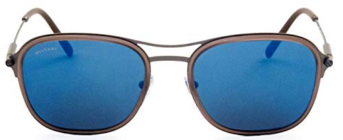 Bulgari 0BV5041 195/55 56 Gafas de sol, Gris (Matte Grey/Darkblueemirrorbluee), Unisex-Adulto