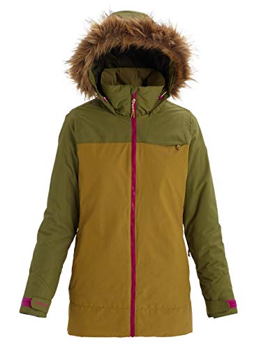 Burton Lelah Chaqueta De Snowboard, Mujer, Martini Olive/evilo, S