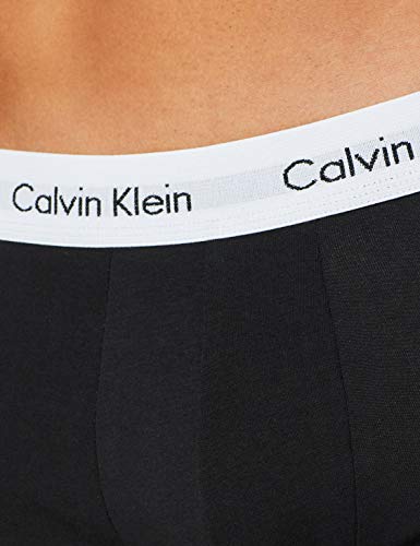 Calvin Klein 3p Low Rise Trunk Bóxer, Schwarz (Black 001), XL (Pack de 3) para Hombre