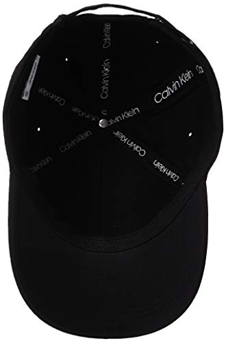 Calvin Klein CK Baseball Cap Gorra de béisbol, Negro (Black 001), Talla única (Talla del Fabricante: OS) para Mujer