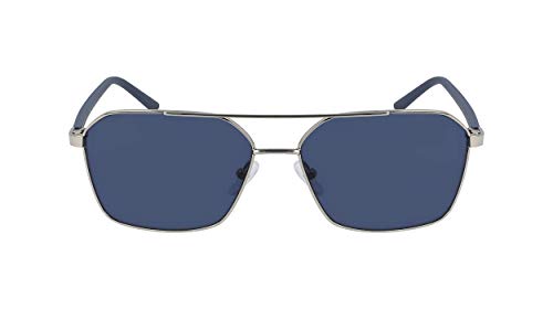 Calvin Klein EYEWEAR CK20300S gafas de sol, SILV OSCURO, 5815 para Hombre