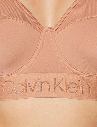 Calvin Klein Lght Lined Bralette, Sujetador para Mujer, Beige (Unity Yut), (Talla del fabricante: 0A32)