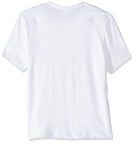 Calvin Klein S/s Crew Neck Top de Pijama, Blanco (White 100), 42 (Talla del Fabricante: Large) para Mujer