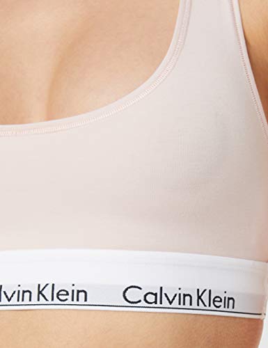 Calvin Klein Sujetador Estilo Bralette, Rosa (Nymphs Thigh 2nt), K (Talla del Fabricante: X-Small) para Mujer