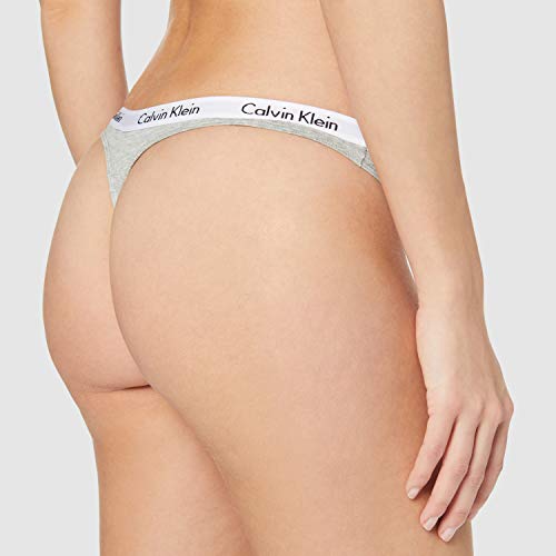 Calvin Klein Thong, Tanga para Mujer, Gris (Grey Heather 020), X-Small