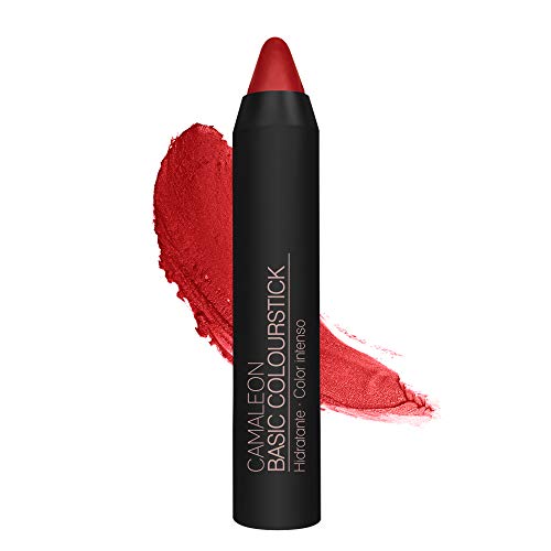 Camaleon Cosmetics, Basic Colourstick Color Rojo, 1 Unidad, 4gram