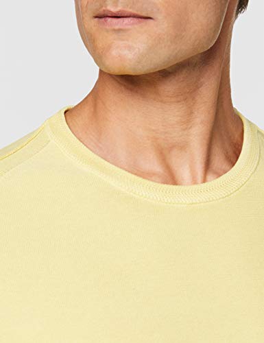 camel active H-Pullover 1/1 Arm suéter, Amarillo (Yellow Core 60), Medium para Hombre