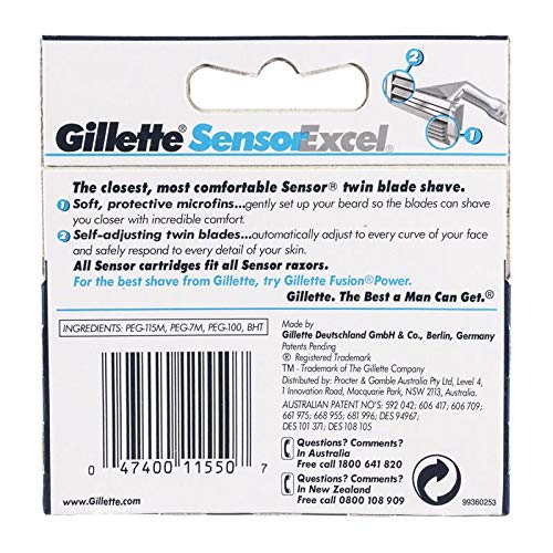 Carg.gillette - Sensor excel 5 ud