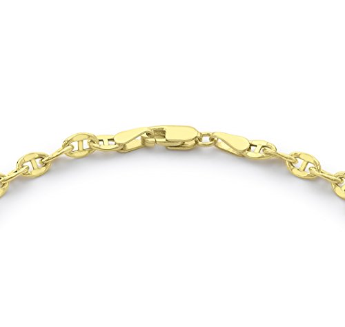 Carissima Gold Pulsera unisex con oro amarillo de 9K (375/1000), sin gema, 19 cm