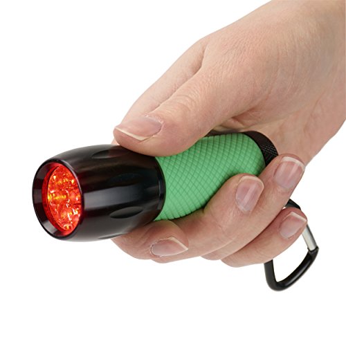 Carson RedSight Pro Linterna con Luz LED Roja (2 Configuraciones de Brillo)