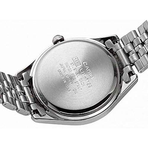 Casio Reloj Analógico para Mujer de Cuarzo con Correa en Acero Inoxidable LTP-1129PA-7BEF