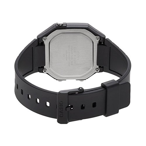 Casio Reloj Digital para Hombre de Cuarzo con Correa en Resina W-217H-1AVEF