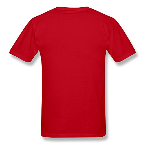 Catees - Camiseta - para Hombre Rojo Rosso XL