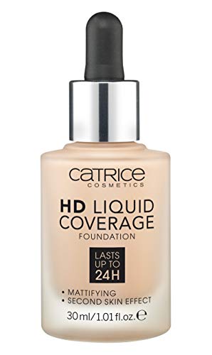 Catrice base de maquillaje hd liquid coverage 020 rose beige 30 ml.