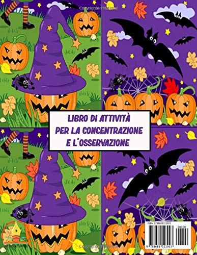 Cerca e Trova: Giochi Mentali Tema Halloween per bambini