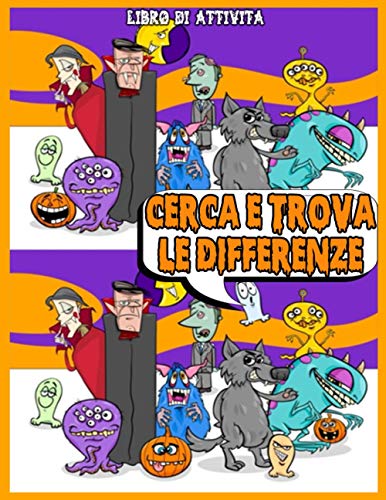 Cerca e Trova le differenze: Libro di attività per migliorare l'osservazione bambini 4-8anni , +500 diffrenze