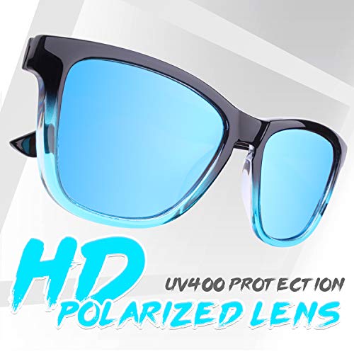 CGID Gafas de Sol Polarizadas Hombre y Mujer Retro Deportivos 80's Ultra Light Protección UV400 MJ17