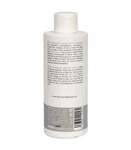 CHAMPU CABELLOS BLANCOS WHITE ESEUVE 330 ML