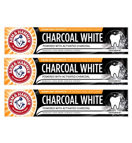 Charcoal Toothpaste x3 pack