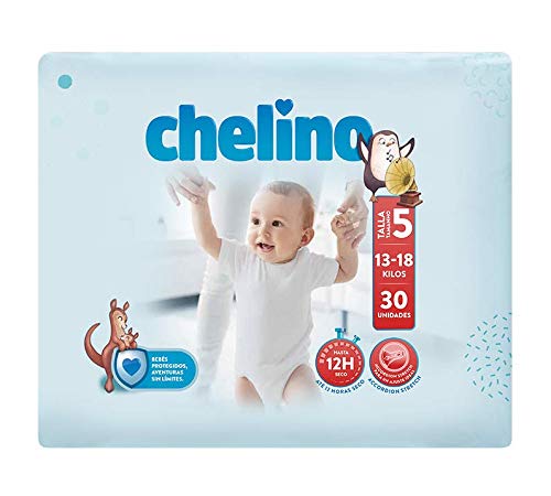 Chelino Fashion & Love, Talla 5, Pack de 6x30 (180 pañales)