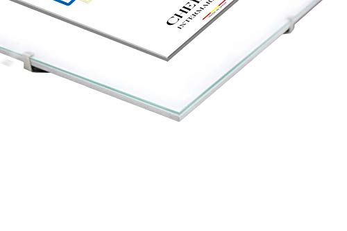 Chely Intermarket, Marco Clip 40x50 cm de metacrilato | Soporte sin Marco para fotografías, Posters, certificados y Recuerdos. Complemento Ideal para Colgar en la Pared(300-40x50-0,85)